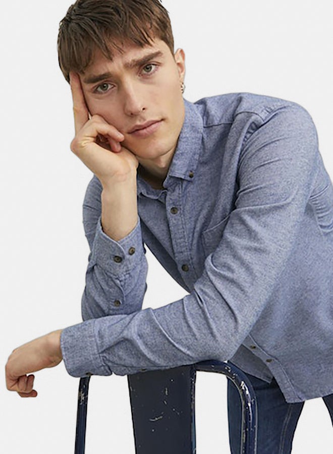 JACK & JONES Jjeclassic Melange Shirt Ls Noos - Image 4