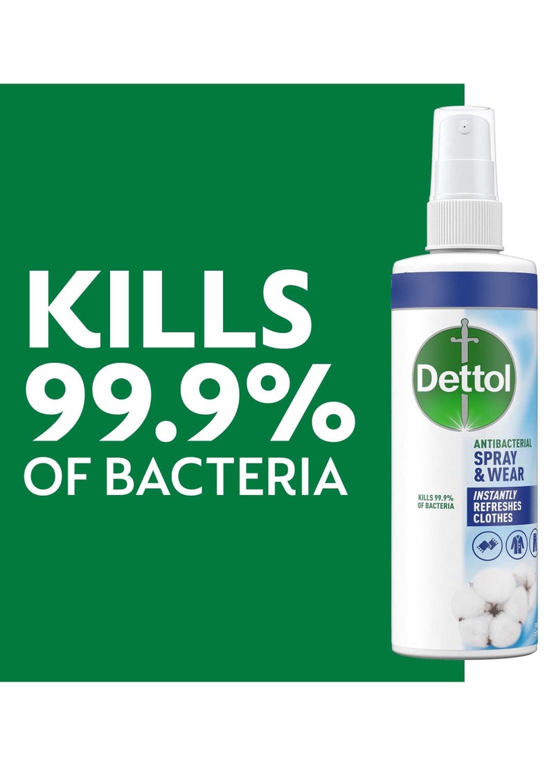 Dettol - Dettol Spray and Wear Antibacterial Spray 250ml - Image 1
