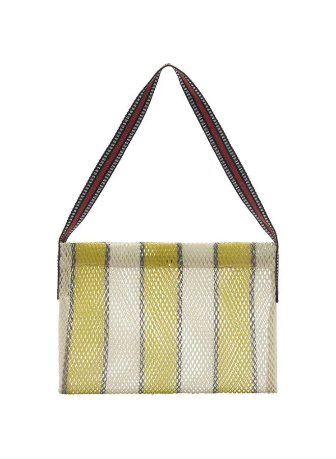 PARFOIS Shoulder Bag Of Net With Stripes