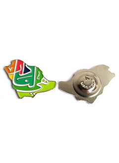 Saudi 91 national day brooch