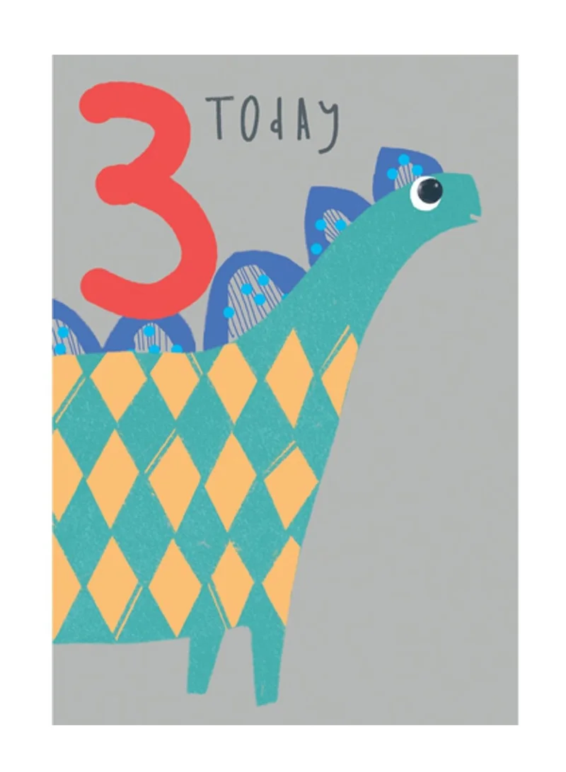 Pigment 3 Today Dinosaur Birthday Card