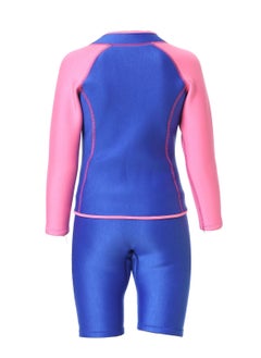 Loquat Children's Wetsuit 2.5MM Separate Body Warm Swimsuit For Girls Long Sleeve Winter Diving And Surfing Jellyfish Pink  - Image 2