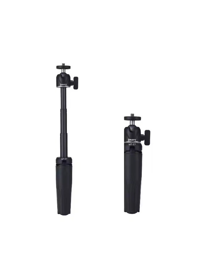 Jmary MT27 Mini Portable Lightweight Tripod Stand Smart Selfie Stick 360 Rotation for Phone and Camera - Image 1