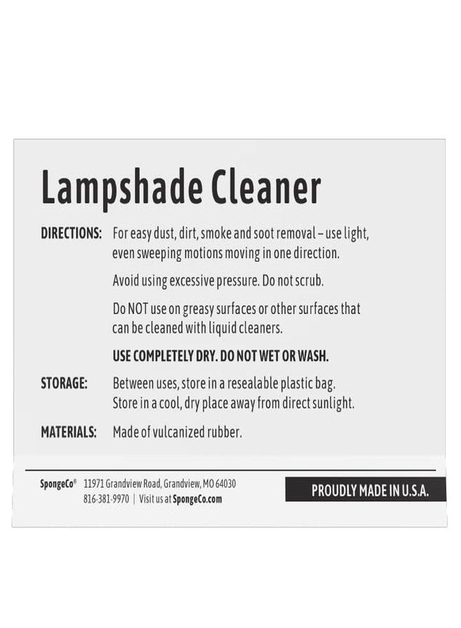 SpongeCo Sponge Lamp Shade and Fabric Cleaner - 2 Pack - Image 3