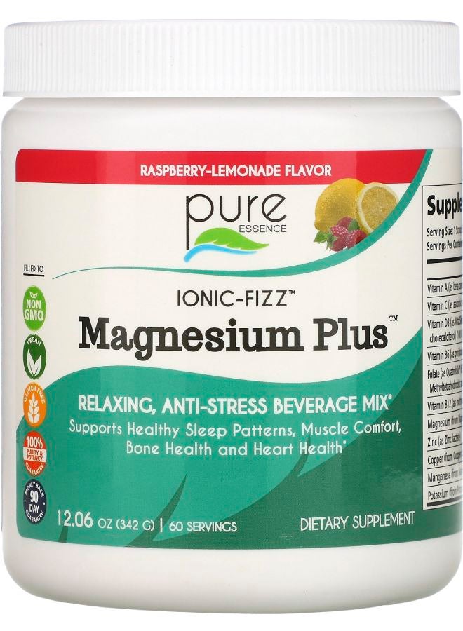 Ionic-Fizz Magnesium Plus Raspberry Lemonade 12.06 oz (342 g)