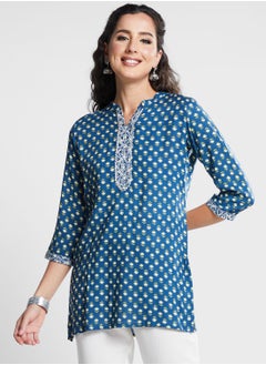 Floral Printed Kurti Top