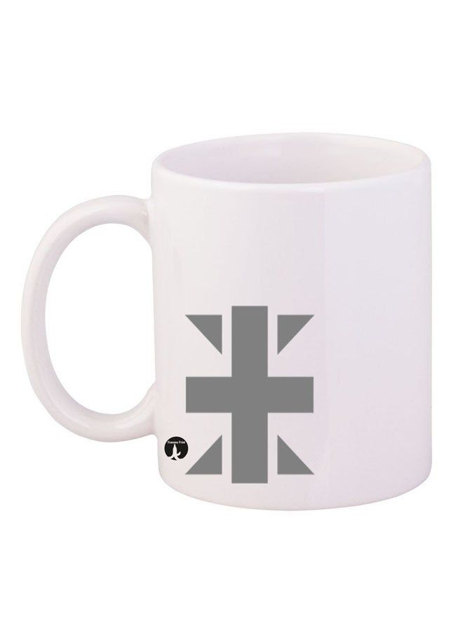 RKN Digimon Printed Mug White/Grey 12ounce - Image 1