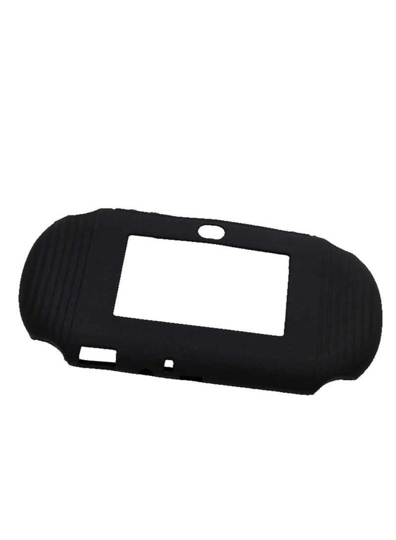 PSVita2000 سيليكون الجلد حامي مجموعة كاملة ( أسود ) - Image 4