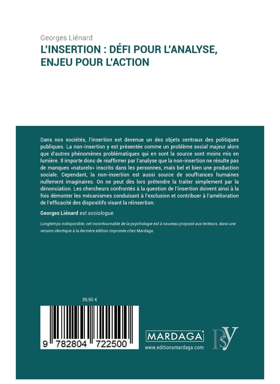 L'insertion: défi pour l'analyse, enjeu pour l'action  - Image 2