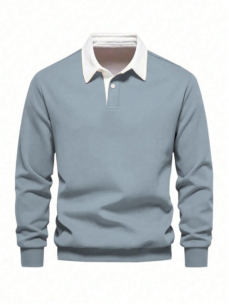 JVX Men T-Shirt | Full Sleeve T Shirt(MRT-209) (in, Alpha, 2XL, Standard, Grey) - Image 3