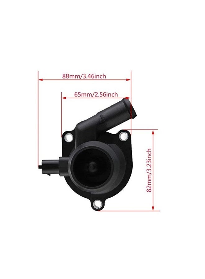 Generic 55565336 Engine Coolant Thermostat Housing Assembly with Water Inlet, Fits for 2013-2016 Buick Encore 2011-2016 Chevy Cruze 2012-2015 Chevy Sonic Thermostat Housing Assembly Replace 55593034 55579010  - Image 4