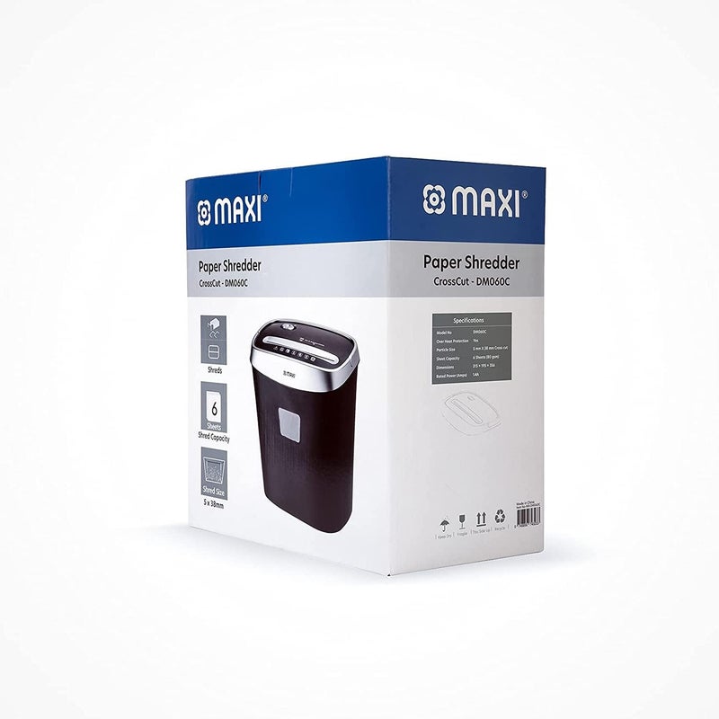 MAXI PAPER SHREDDER CROSS CUT DM060C - Image 3