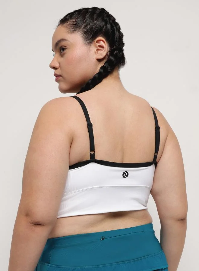 Zaecy  Sweetheart Sports Bra – Pearl White for Women | Best Price UAE