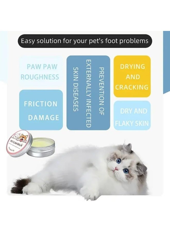 rocooart Pet Moisturizing Paw Balm A balm for dogs and cats designed to repair and treat dog nails, protect and heal cracked nails when outdoors in summer and winter. - Image 3