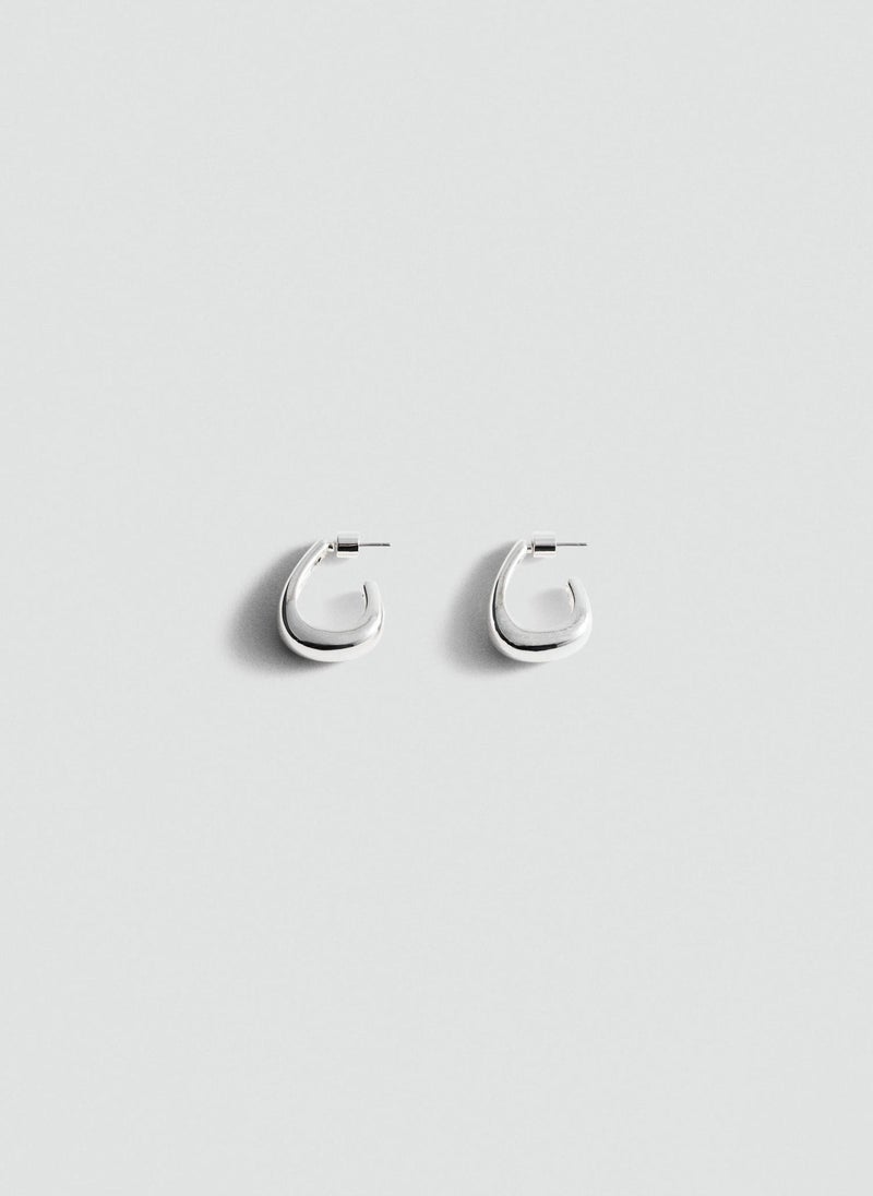 MANGO - Twisted Hoop Earrings - Image 1