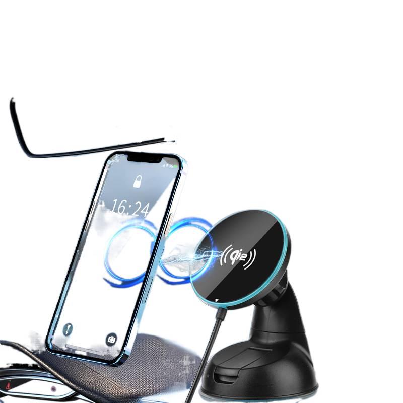 Stable Navigation Support Car Phone Holder with Riding Mount in Black for Riding and Navigation for Broad Compatibility - Image 2