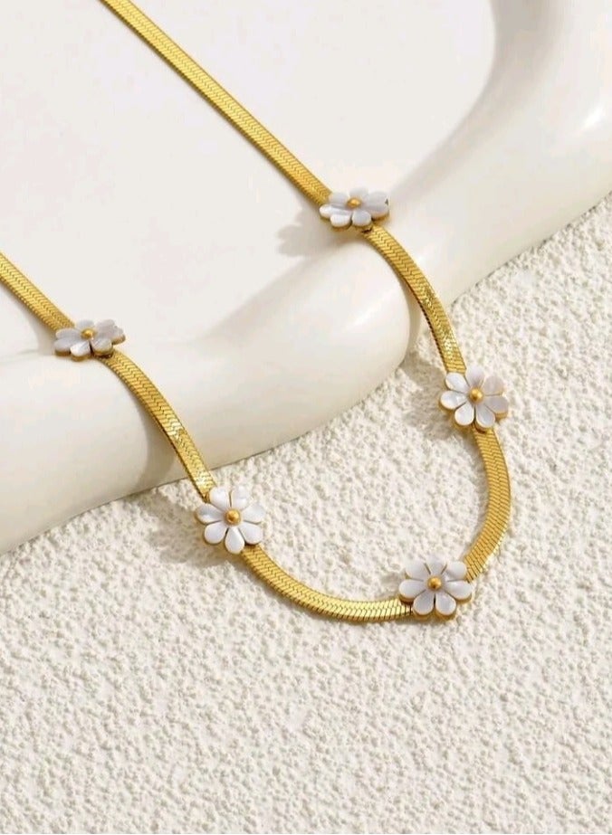 Jewelry For Life Trendy Stainless Steel Gold Plated Necklace For Women - Image 2