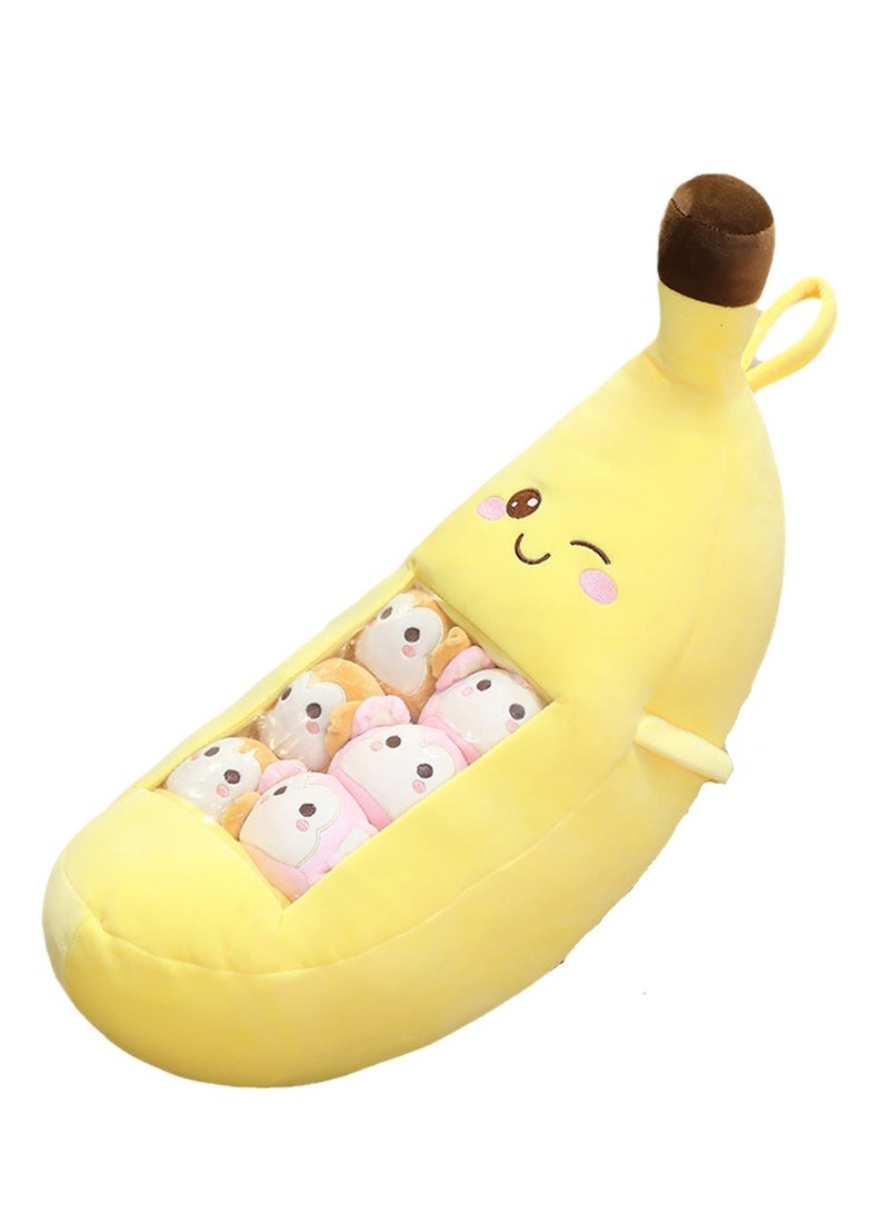 Creative round toys cute cartoon dolls a big bag of creative plush toys  - Image 1