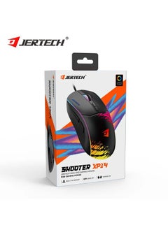 JERTECH XP14 Mouse New Best LED Braided Wire LOGO Design Backlit Adjustable 4 Gears DPI Mouse Wired Ergonomic 7D Gaming Mouse  - Image 5