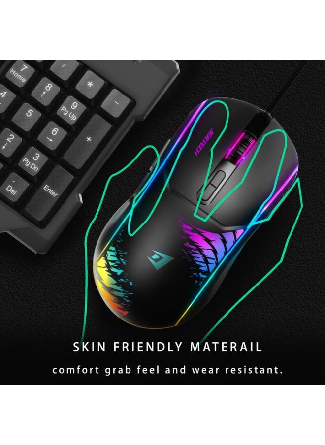 JERTECH XP14 Mouse New Best LED Braided Wire LOGO Design Backlit Adjustable 4 Gears DPI Mouse Wired Ergonomic 7D Gaming Mouse  - Image 3