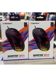JERTECH XP14 Mouse New Best LED Braided Wire LOGO Design Backlit Adjustable 4 Gears DPI Mouse Wired Ergonomic 7D Gaming Mouse  - Image 2