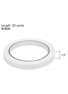 MARKQ [Pack of 72] Double Sided Tape [1/2" x 20 Yards] Adhesive Sticky Tape for Arts, Crafts, Photography, Scrapbooking, Card Making, Gift Wrapping & Office School Stationery Supplies  - Image 3