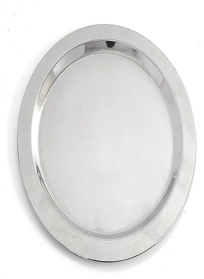 VsEnterprises Stainless Steel LID for Tope/Bhagona/Patila/Kadhai/Handi/Fry Pan - 21.5CM - Image 1