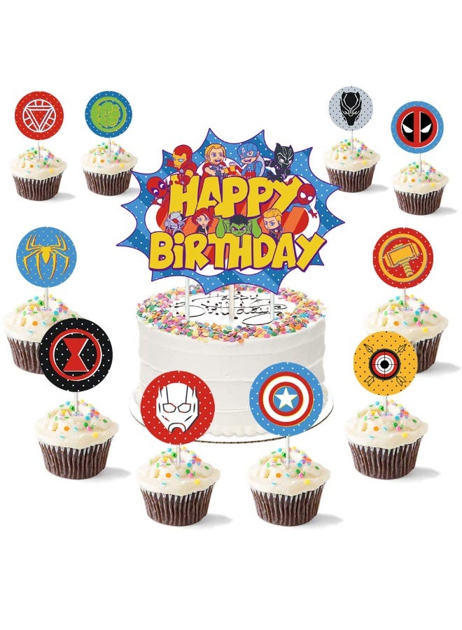 SYOSI Birthday Party Decoration, Kids Birthday Decorations, Birthday Supplies for Boys, Kits Include Birthday Banner, Balloons, Cake Toppers, Gold Flat Ribbon - Image 5