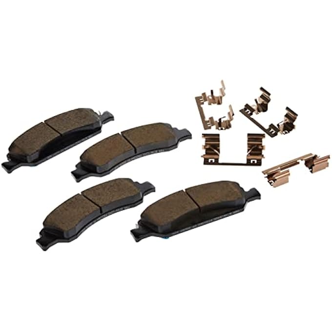 ريحني مجموعة وسادات الفرامل القرصية الأمامية 1711007 قطع غيار أصلية من ACDelco GM - Image 1