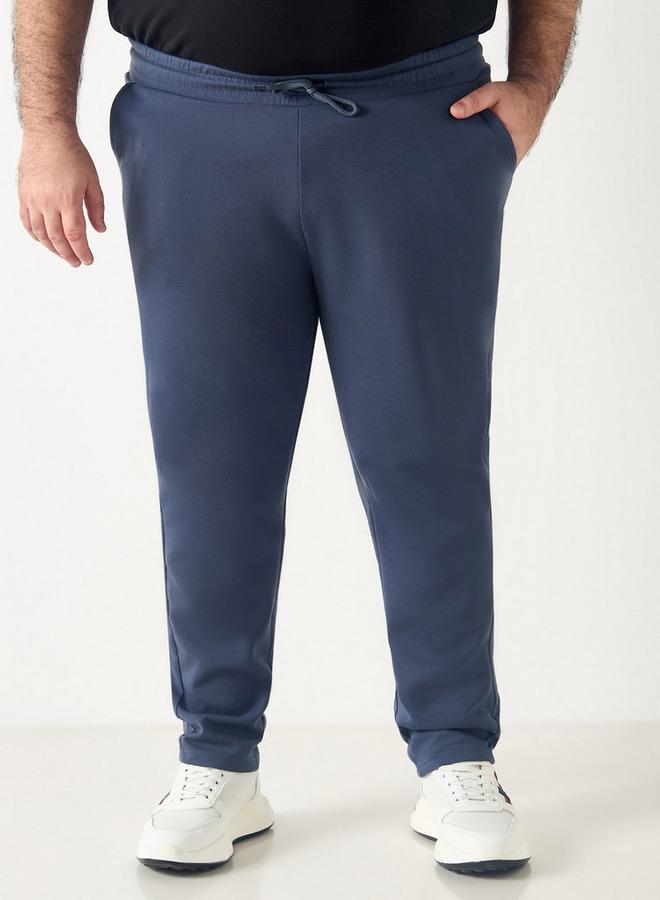 سبلاش فيڤ بنطلون رياضي مقاس كبير بخصر مرن وحزام شد - Image 1