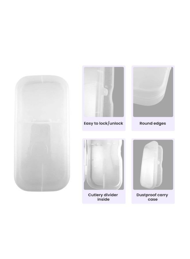 Brain Giggles Space Design Kids Cutlery Set with Case - Image 5