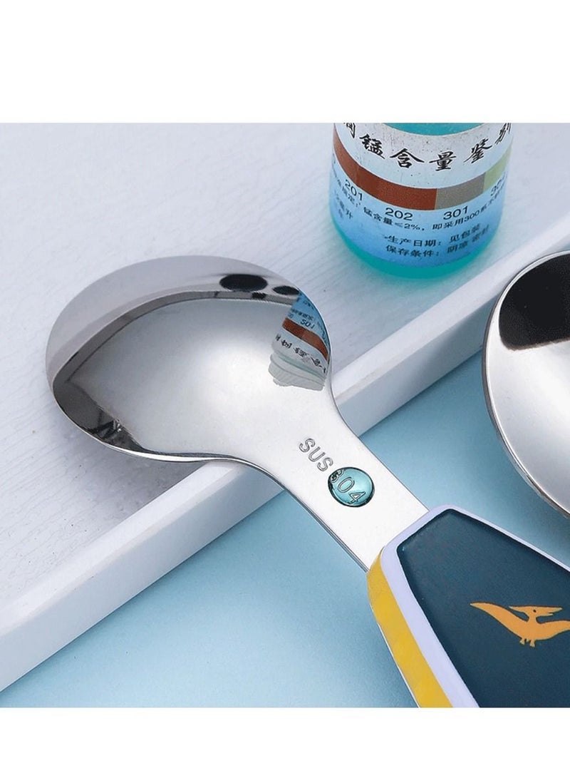 Brain Giggles Brain Giggles Space Design Kids Cutlery Set with Case  - Image 4
