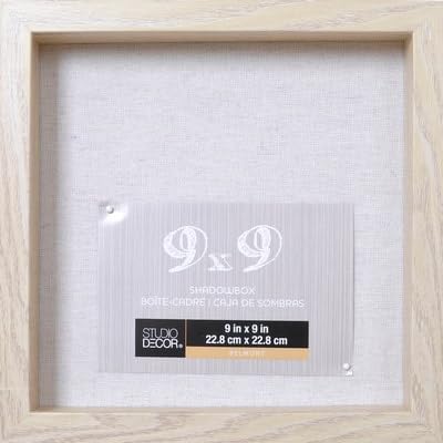Studio Decor Blonde Belmont Shadow Box by Studio Décor® - Image 1