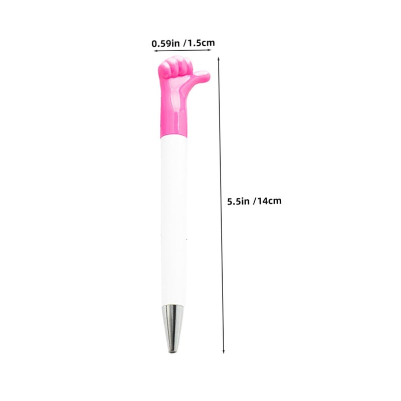 10 Pack Cartoon Hand Gesture Pens with Inspirational Quotes for Adults and Parties - Image 3