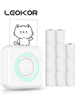 Multifunction Portable All-in-One Photo Printer White/Blue