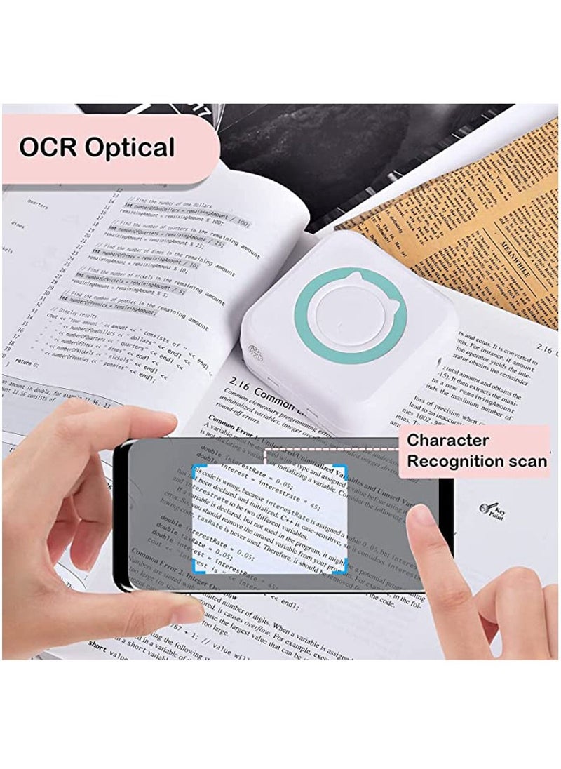 LEOKOR - Multifunction Portable All-in-One Photo Printer White/Blue - Image 1