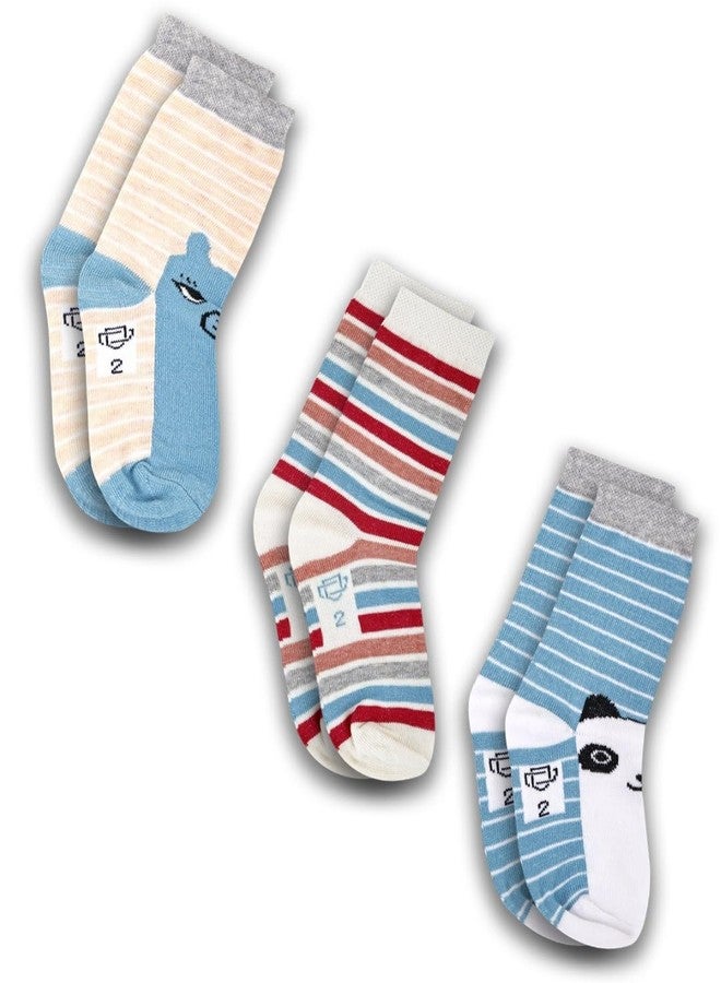Dollar Kids Socks For Boys & Girls In Blended Cotton (Pack Of 3) - Image 1