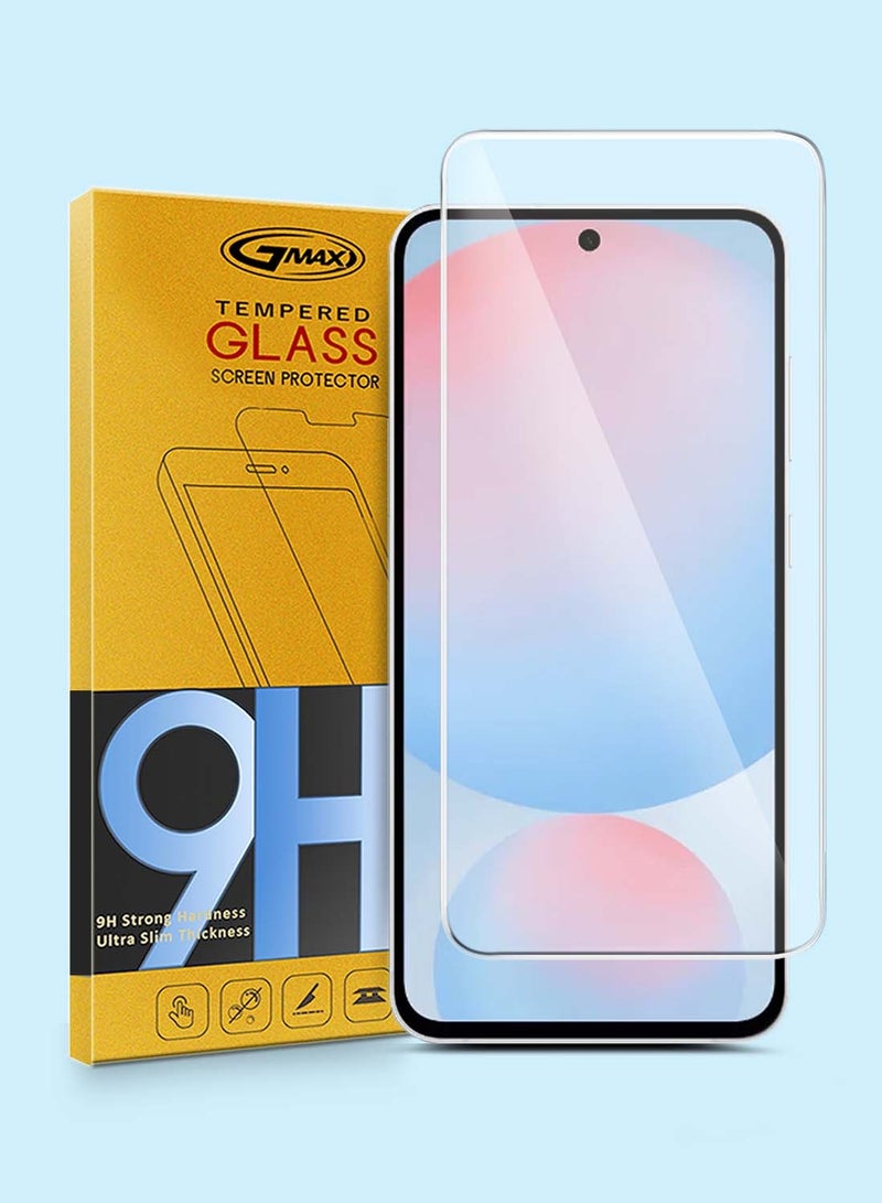 GMAX Samsung Galaxy A56 5G 2024 GMAX Premium Series Curved Edges 9H 2.5D Tempered Glass Screen Protector - Clear - Image 1
