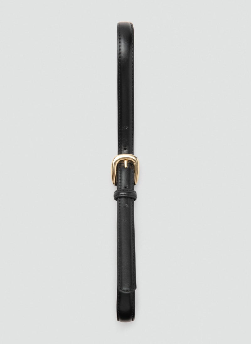 MANGO Buckle Skinny Belt  - Image 2