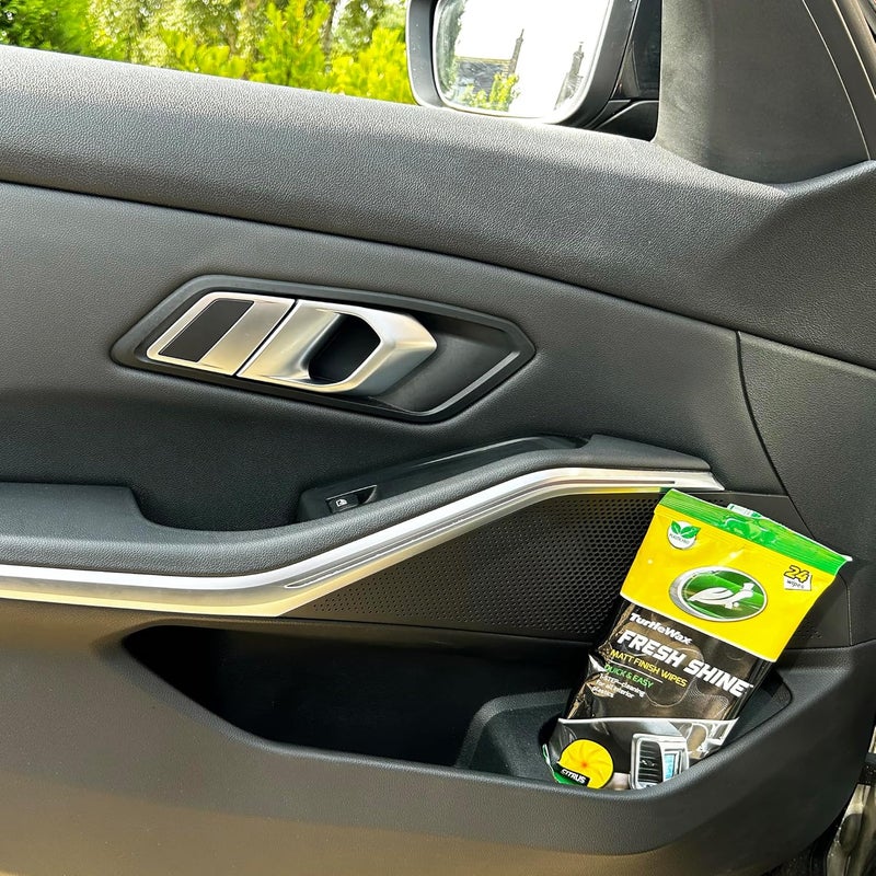 TurtleWax Turtle Wax Multi-Purpose Wipes for Car Interior (Fresh Shine Matt Wipes) - Image 3