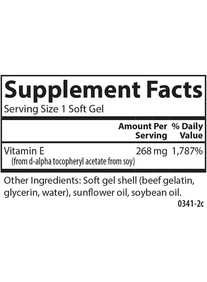 Carlson E-Gems Natural Vitamin E Soft Gels 400 IU for Adults - Image 4