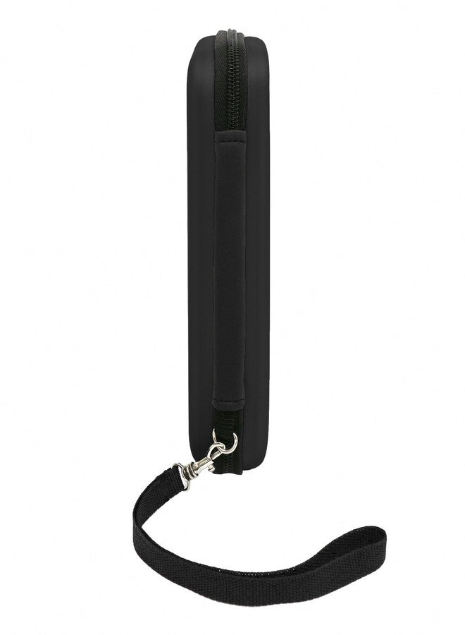 ADVcer 3DS Case, EVA Waterproof Hard Shield Protective Carrying Case with Detachable Hand Wrist Strap (Black) - Image 5