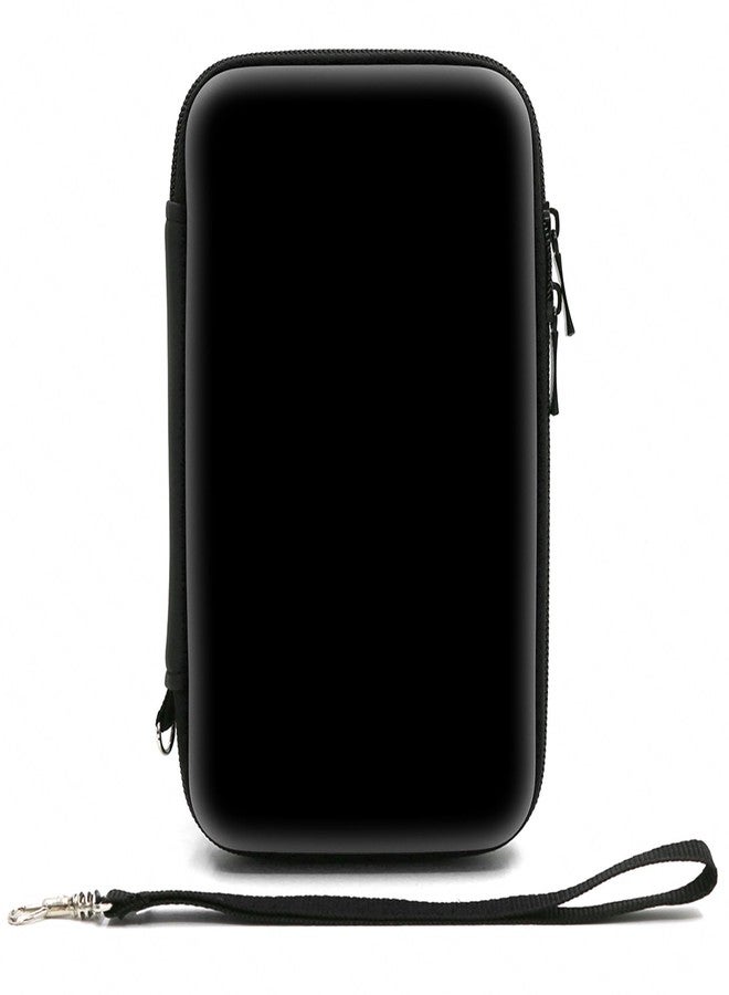 ADVcer 3DS Case, EVA Waterproof Hard Shield Protective Carrying Case with Detachable Hand Wrist Strap (Black) - Image 4