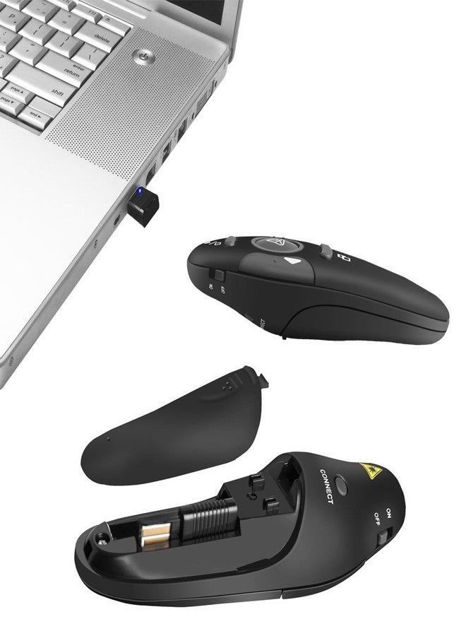 atdaraz جهاز تحكم عن بعد لاسلكي USB احترافي من atdaraz، مؤشر ليزر، وحدة تحكم في تغيير الشرائح لعرض شرائح PowerPoint PPT - Image 5
