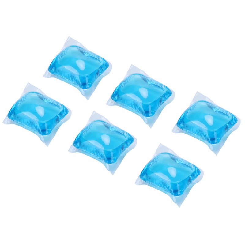 60PCS 8g Laundry Washing Cleaning Beads Capsules Travel Washing Cleaning SuppliesBlue - Image 2