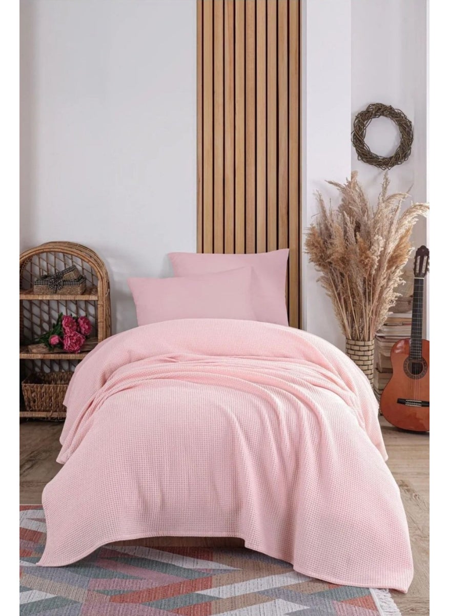 Eponj Home Ecocel Pique Cover Single 160X230CM Karde Powder  - Image 1