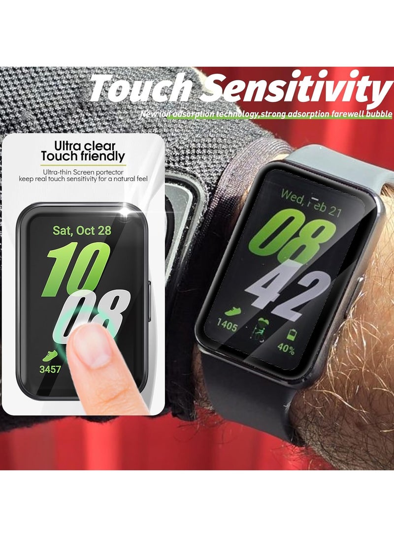 HablTech 3 Pcs Screen Protectors for Samsung Galaxy Fit 3 Ultra-HD Full Coverage Screen Protector Film  - Image 2