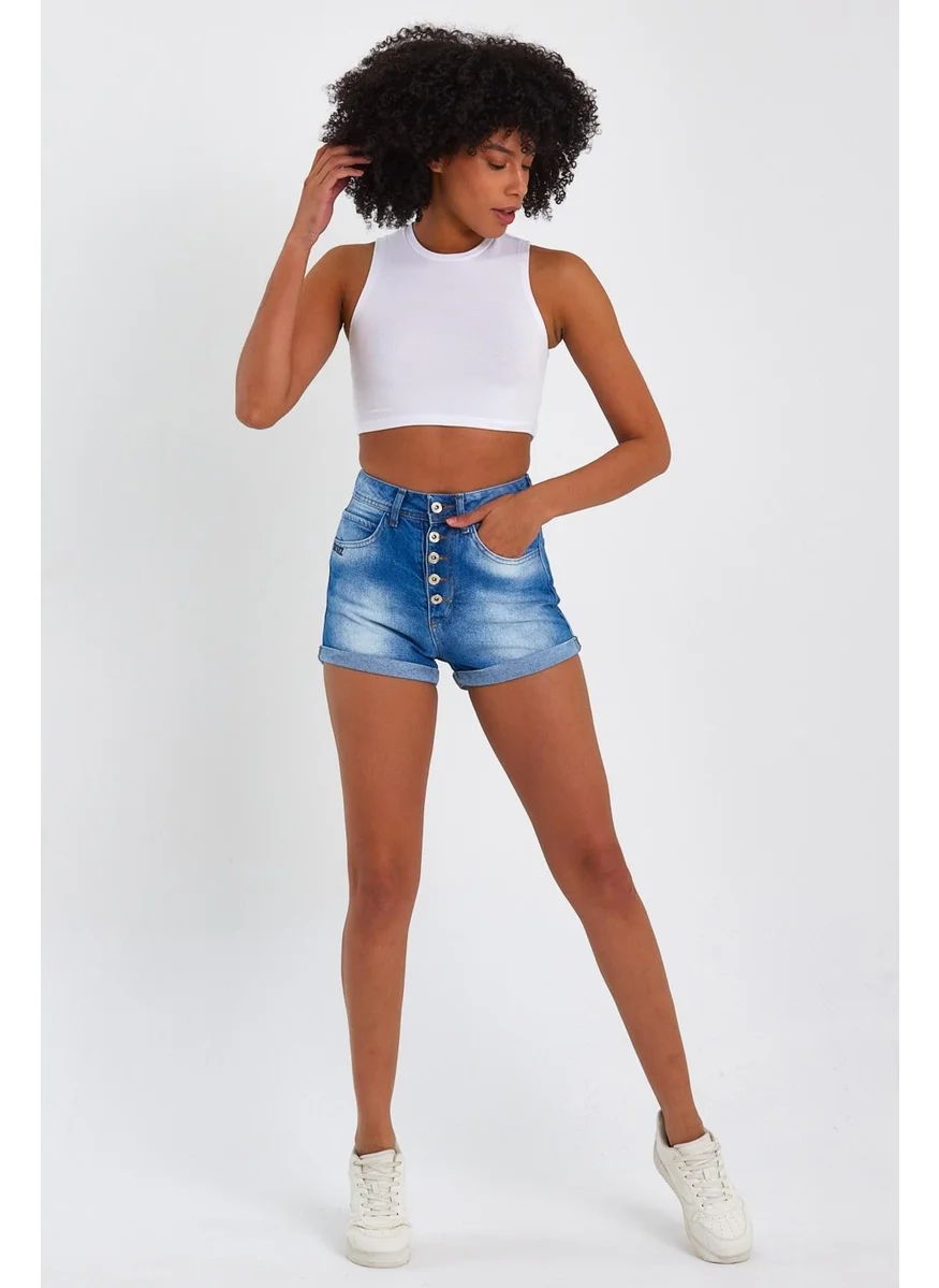 الكسندر جاردي Special Collection Denim Shorts (4010M)