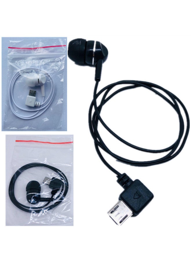 Bluetooth Sub-headset Short Line 5p In-ear Micro USB Android V8 Dual-channel Bluetooth Single-side Headset-Color:Color Mixing Random Hair  - Image 1