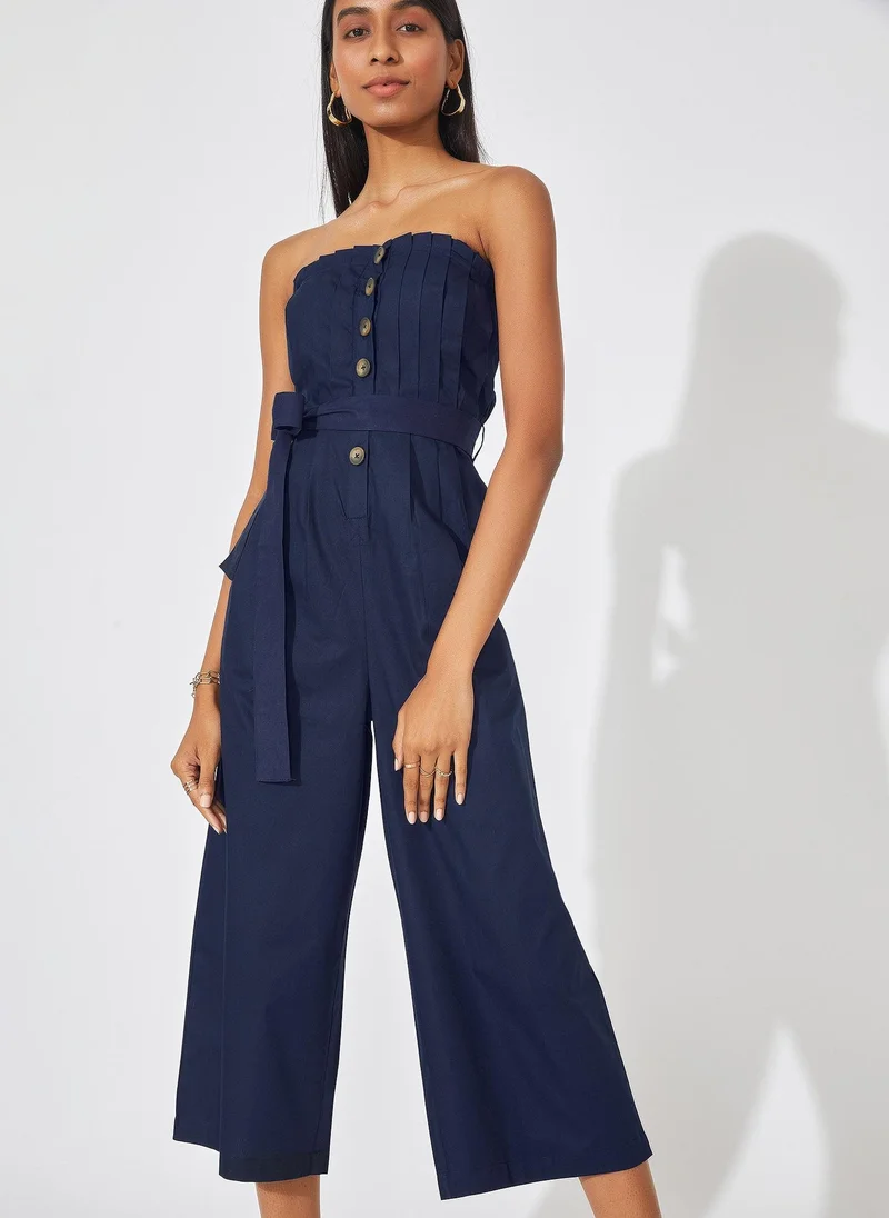 ذا ليبل لايف Pleated Tube Jumpsuit
